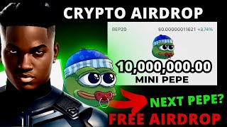 Best Crypto Airdrop - How To Quality For 10M Mini Pepe Token In Trust wallet | Next Pepecoin?