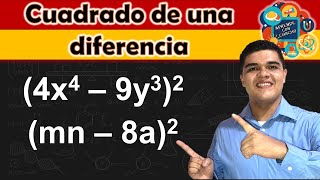 Desarrollo de Productos notables - Cuadrado de un binomio - Cuadrado de una diferencia