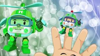 ROBOCAR Learn Colors for Kids Children Finger Family Nursery Rhymes Learning Video 로보카 폴리