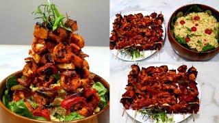 Tandoori King Prawn Kebab Recipe | Tandoori Prawn Restaurant Style | Prawn Shashlik | Shrimp Skewers