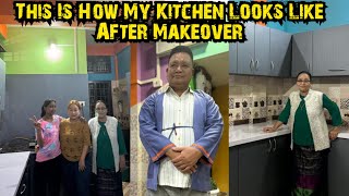 Ribbon Cutting Ceremony Of My New Kitchen Done By My Father In Law