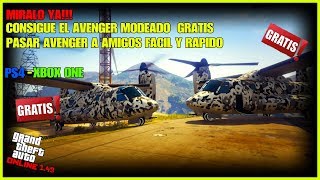 *NUEVO TRUCO* COMO CONSEGUIR EL AVENGER MODEADO GRATIS Y FACIL GTA V ONLINE 1.43 PS4 - XBOX ONE