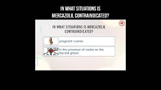 In what situations is mercazolil contraindicated? #Mercazolil #thyroidproblems #pharmacology