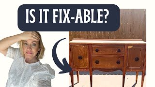 Old Furniture New Life | Transforming a Trash Buffet into a Beauty