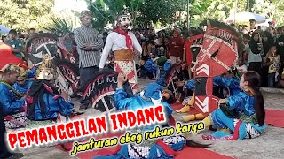 Pemanggilan Indang / Janturan Ebeg Rukun Karya