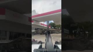 Repo blocked in at gas station