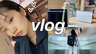 korea uni vlog📚 | study vlog, mostrando um pouco do dormitório, skincare&talk w/ me :)