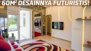 Rumah Compact 60m2 Desainnya Futuristis Banget! Paradise Serpong City 2