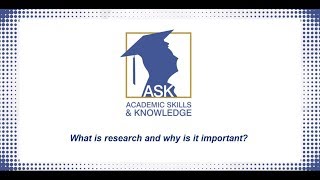 What is research and why is it important?