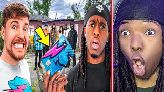 Kai Cenat Brought Mr Beast’s Credit Card To The HOOD!