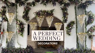 _"Elegant Wedding Ceremony Decoration | Purple, White & Green Theme | Stunning Wedding Makeover"