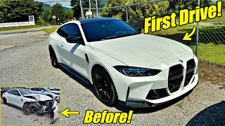 Finally Driving MY ONCE DESTROYED 2023 BMW M4 COMPETITION It SO FAST!