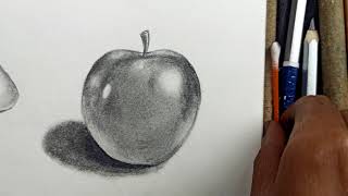 How to Draw apple | Easy apple drawing For beginners