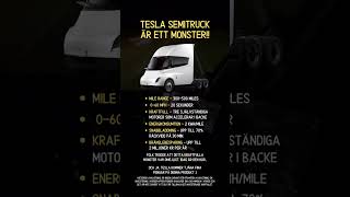 Tesla semi-truck är ett MONSTER! 🚚