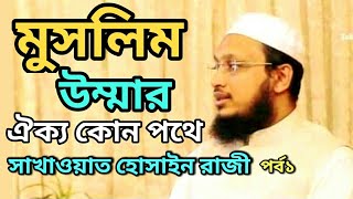 মুসলিম উম্মার ঐক্য কোন পথে পর্ব১ | মুফতি সাখাওয়াত হোসাইন রাজী | আলাউদ্দিন জিহাদীদের সঙ্গে মিল-অমিল