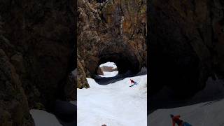 skiing through an arch! #skiing