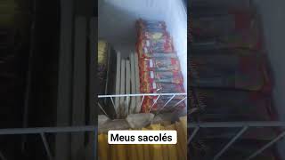 Minha produção de sacolés