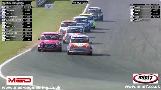 Mini Miglias race at Snetterton 2020