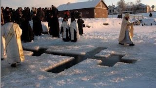 18.01.17 Крещенский Сочельник, МИЛЛИОНЫ ВЕРУЮЩИХ ОКУНУТСЯ, в этот праздник В ПРОРУБИ