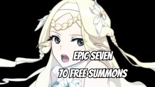 [Epic Seven] 70 Free Summons except it's actually 98 Summons and it speeds up every 3 star I summon