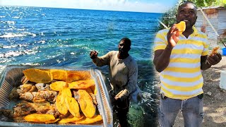 Unbelievable 4-hour Sea Dive: Fish Where Are You Hiding? Flawless Fried Fish & Sweet Potato Recipe!