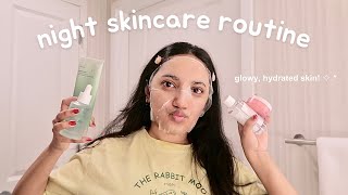 nighttime skincare routıne for glowing skin ˘͈ᵕ˘͈ ༘♡⋆｡ + how i use tretinoin!