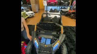 Fastest UTV RZR Style ride on in market With Air Filed Tires Real Break Deferential massive battery