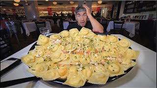 “IT FEEDS 6 PEOPLE” WORLD'S BIGGEST LOBSTER PASTA CHALLENGE! (Uncut) | Joel Hansen