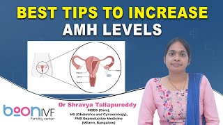 What is AMH Test? || Tips to Increase Low AMH levels? Explained in Telugu || Boon Fertility