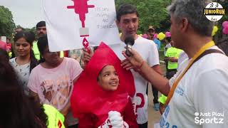 Donate Blood to Save Life - Costume Run participant in Juniorun Jaipur 3rd Ed.