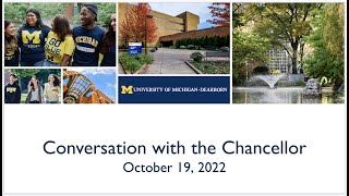 Conversation with the Chancellor October 2022