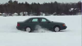 UrS4 Ice racing JP Timmerman at the helm driving the tank