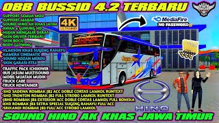 OBB BUSSID V4.2 TERBARU SOUND HINO AK KHAS JAWA TIMUR GRAFIK HD