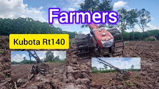 Kubota Rt140 Plowing-Kubota Rt140 Cultivation Part1; 2 and 3 ends