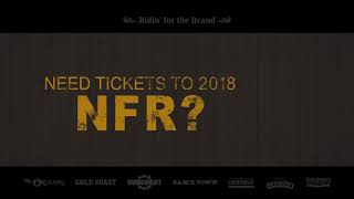 2018 NFR Room & Ticket Packages