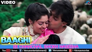 Ek Chanchal Shokh Haseena - Lyrical | Salman Khan & Nagma | Baaghi | Bollywood Romantic Songs