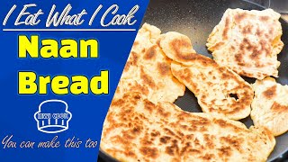 Fluffy Naan Bread | Flatbread Recipe | Pan Bread | Bread | IEWICOOK