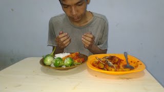 ALHAMDULILLAH SAMBAL KENTANG IKAN ASIN LALP TERONG | ANAK KOS