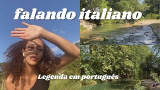 vlog | um dia falando italiano (com legenda em português)