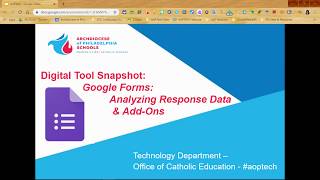 AoP Tech Google Forms: Responses & Add-ons