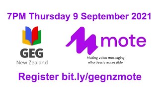 GEG NZ & Mote: Fast, friendly voice messaging