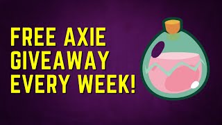 FREE AXIE SCHOLARSHIP GIVEAWAY EVERY WEEK! HOW TO JOIN? | Play to Earn NFT Blockchain Games