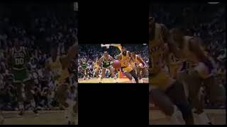 James Worthy With The Hustle Play, Magic With The Slam #shorts