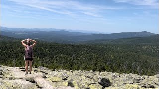 Besteigung des Lusen 1373m Bayerischer Wald - über Teufelsloch, Himmelleiter