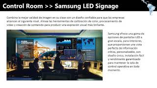 Samsung Todo sobre Sala de Control y Monitoreo