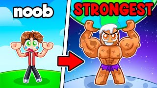 Upgrading NOOB to STRONGEST NOOB EVER in Roblox!