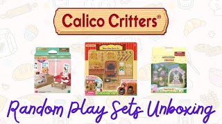 🦁Calico Critters Random Play Sets Unboxing🐯