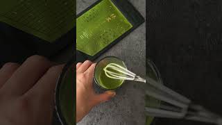 Authentic Iced Matcha Latte #shorts