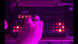 uncanny melody on lxr-02 drum synth