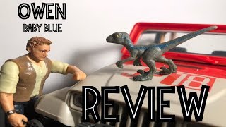 Jurassic World Fallen Kingdom Owen and Baby Blue Review